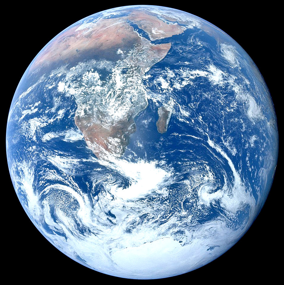 Our precious blue planet, home to intelligent life on earth
